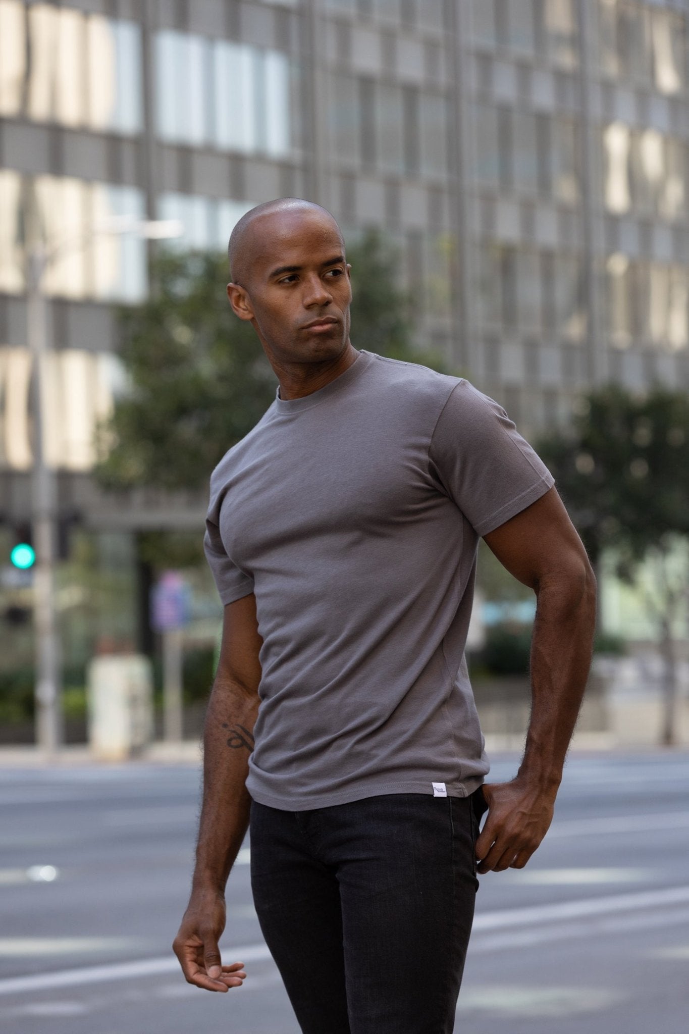 The Original Men's Bamboo Viscose/Organic Cotton Short Sleeve T-Shirt - Classic Cut - STAND OUT FLEXSARAH