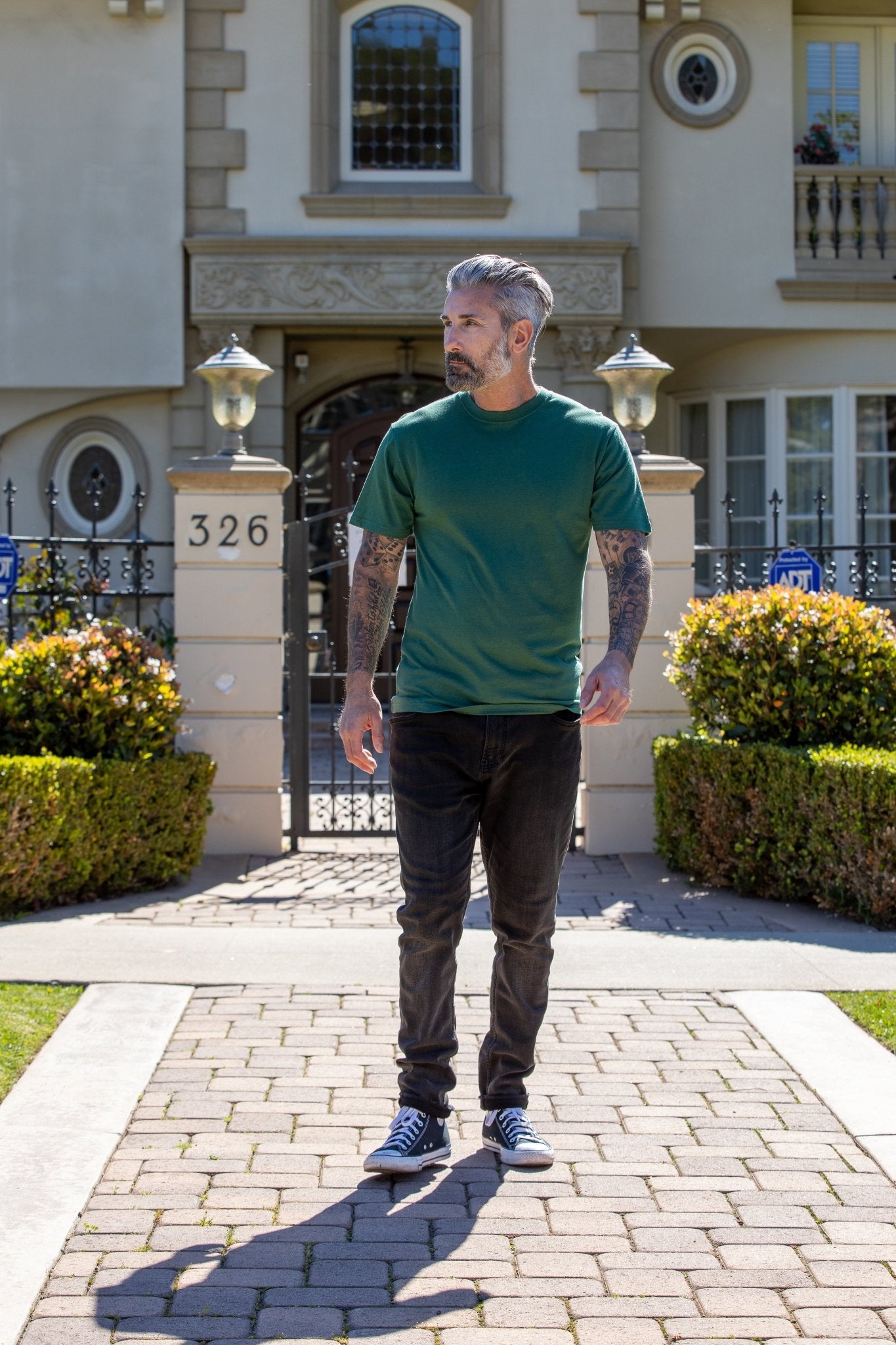 The Original Men's Bamboo Viscose/Organic Cotton Short Sleeve T-Shirt - Classic Cut - STAND OUT FLEXSARAH