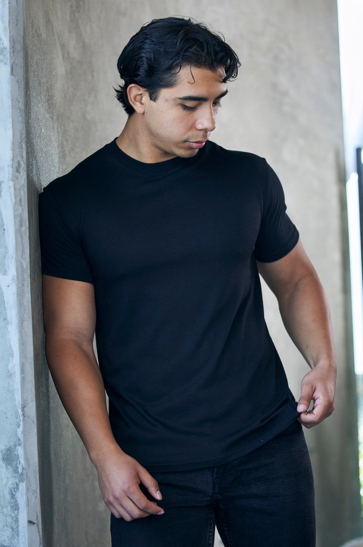 The Original Men's Bamboo Viscose/Organic Cotton Short Sleeve T-Shirt - Classic Cut - STAND OUT FLEXSARAH
