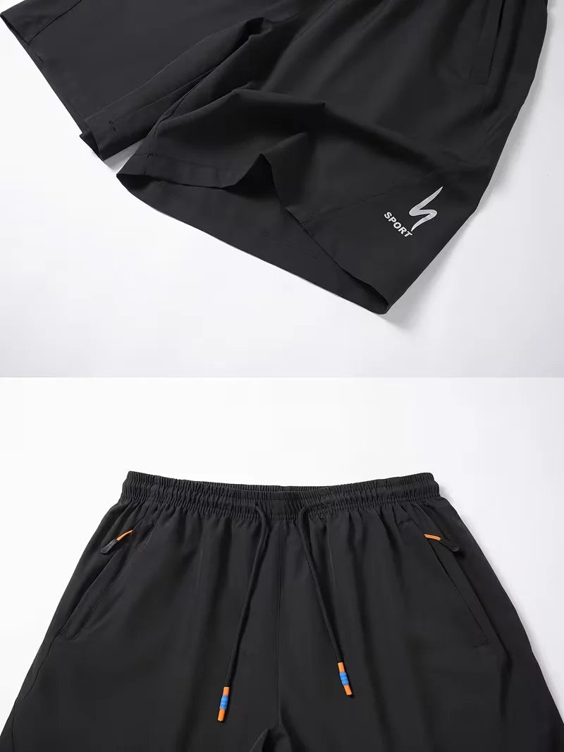 Top Quality Summer Sports Shorts Men New Comfortable Elastic Waist Clothing Male Breathable Short Trousers - STAND OUT FLEXSARAH