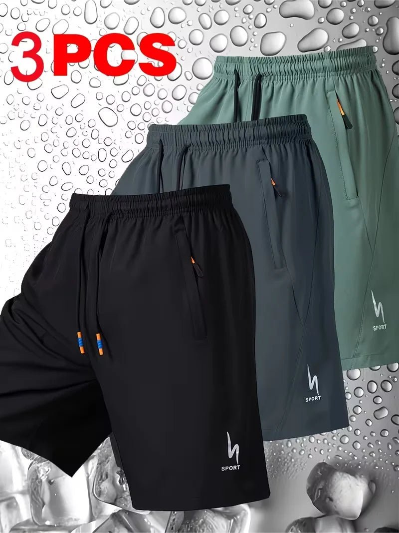 Top Quality Summer Sports Shorts Men New Comfortable Elastic Waist Clothing Male Breathable Short Trousers - STAND OUT FLEXSARAH