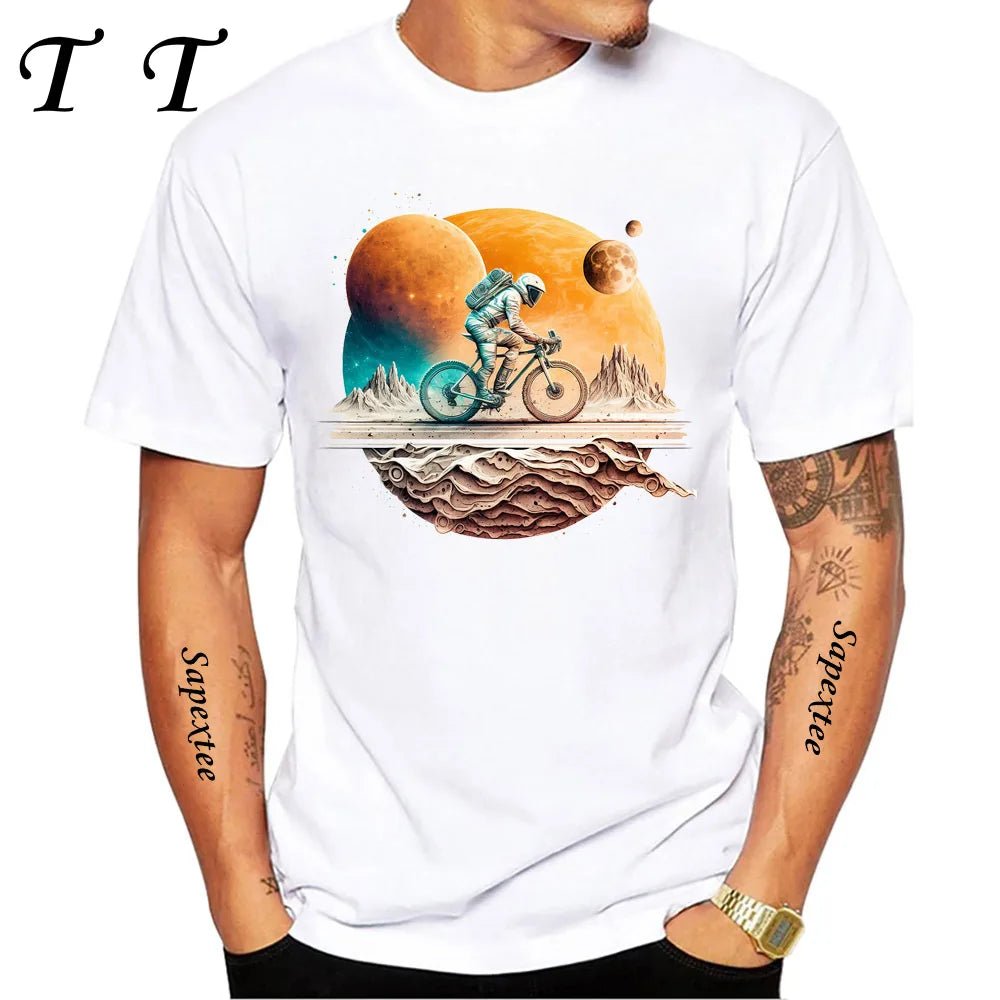 Travel On Gravel Bikepacking Print T-Shirt Summer Men Short Sleeve Funny Bicycle Sport Boy Tops Anatomy Bike Cycling Casual Tees - STAND OUT FLEXSARAH