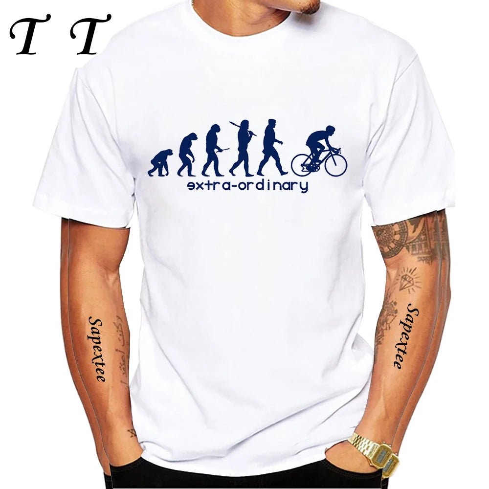 Travel On Gravel Bikepacking Print T-Shirt Summer Men Short Sleeve Funny Bicycle Sport Boy Tops Anatomy Bike Cycling Casual Tees - STAND OUT FLEXSARAH