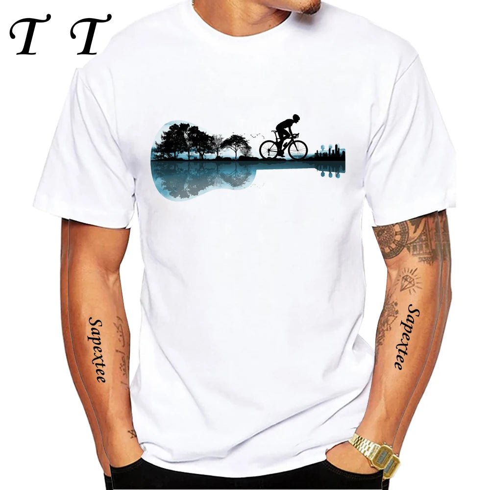 Travel On Gravel Bikepacking Print T-Shirt Summer Men Short Sleeve Funny Bicycle Sport Boy Tops Anatomy Bike Cycling Casual Tees - STAND OUT FLEXSARAH