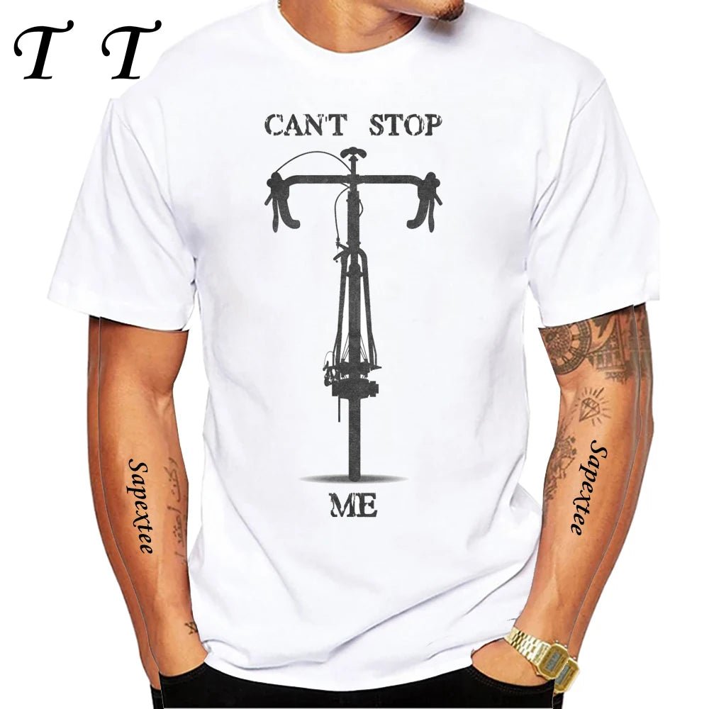 Travel On Gravel Bikepacking Print T-Shirt Summer Men Short Sleeve Funny Bicycle Sport Boy Tops Anatomy Bike Cycling Casual Tees - STAND OUT FLEXSARAH