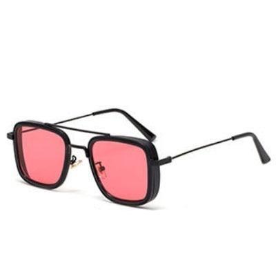 Trend Vintage Steampunk Sunglasses For Men Retro Metal Square Eyewear Trendy Brand Sunglasses For Mens In Elegant Luxury Retro Design - STAND OUT FLEXSARAH