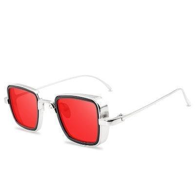 Trend Vintage Steampunk Sunglasses For Men Retro Metal Square Eyewear Trendy Brand Sunglasses For Mens In Elegant Luxury Retro Design - STAND OUT FLEXSARAH