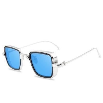 Trend Vintage Steampunk Sunglasses For Men Retro Metal Square Eyewear Trendy Brand Sunglasses For Mens In Elegant Luxury Retro Design - STAND OUT FLEXSARAH
