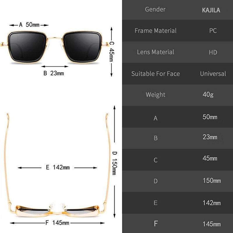 Trend Vintage Steampunk Sunglasses For Men Retro Metal Square Eyewear Trendy Brand Sunglasses For Mens In Elegant Luxury Retro Design - STAND OUT FLEXSARAH