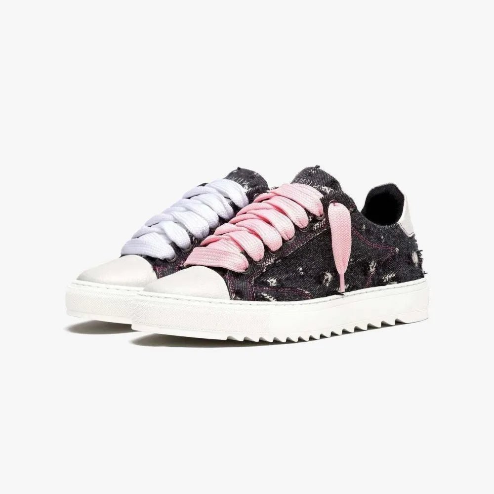 Trendy Couple Low Top Skate Shoes, Versatile All Match Casual Sneakers, Classic Fashion Skateboard Walking Footwear , 18 Colors - STAND OUT FLEXSARAH