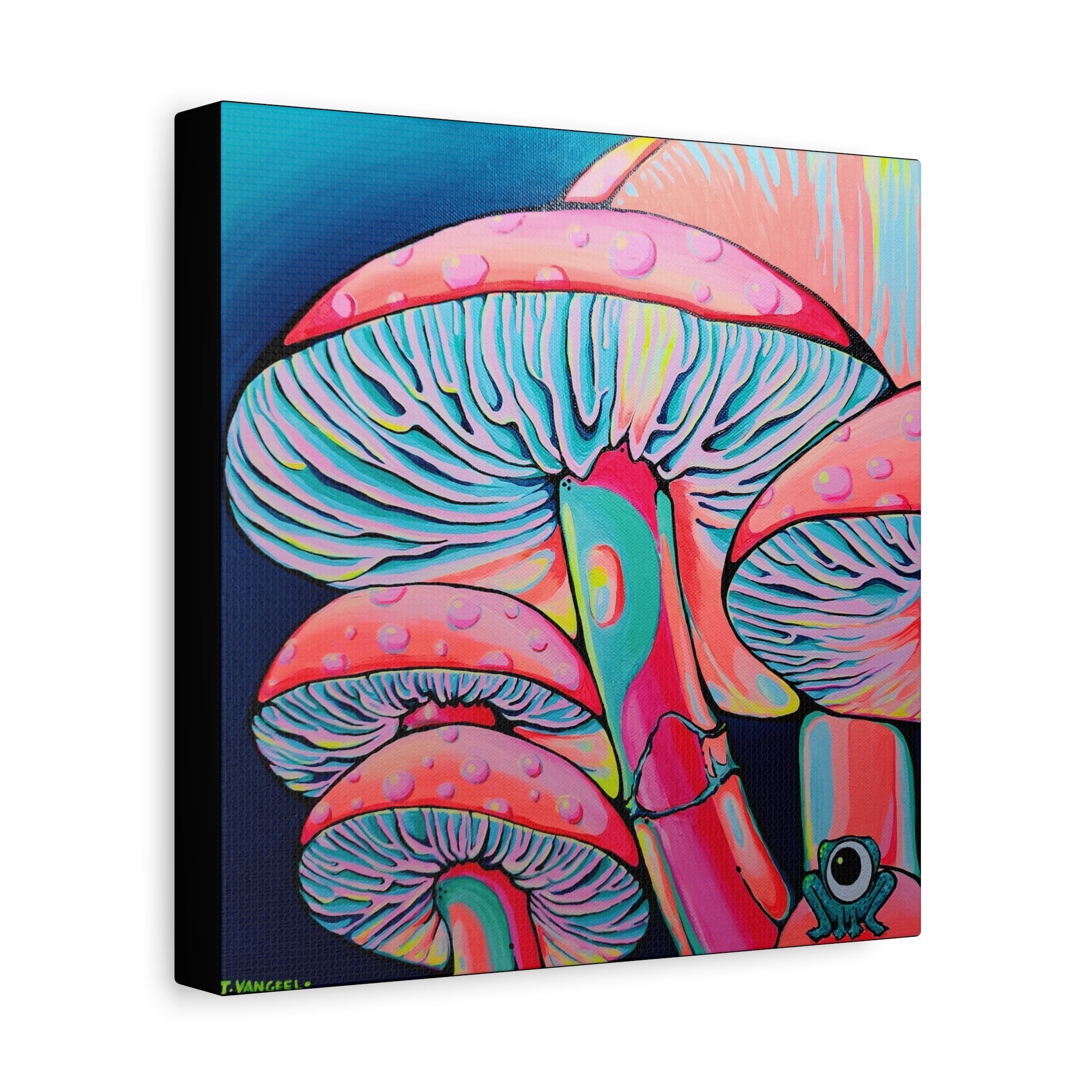 Trippy Mushrooms Canvas Print, Original Artist Design, Home Decor, Wall Art - STAND OUT FLEXSARAH