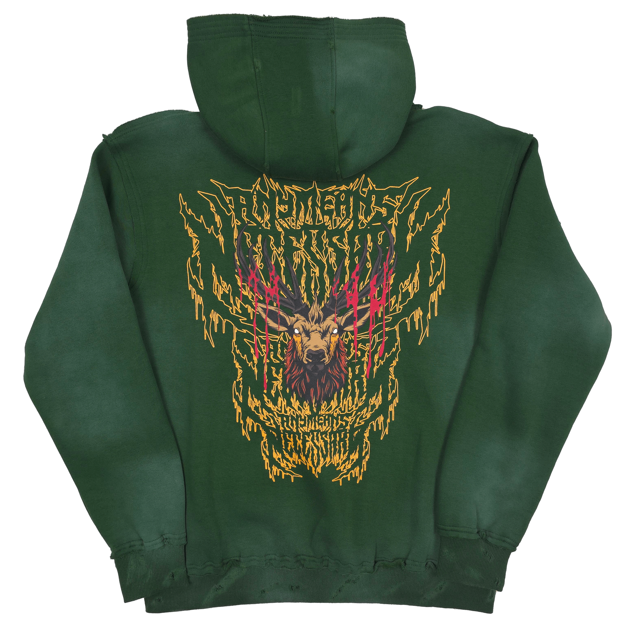 Trophy Pullover Hoodie Green - STAND OUT FLEXSARAH