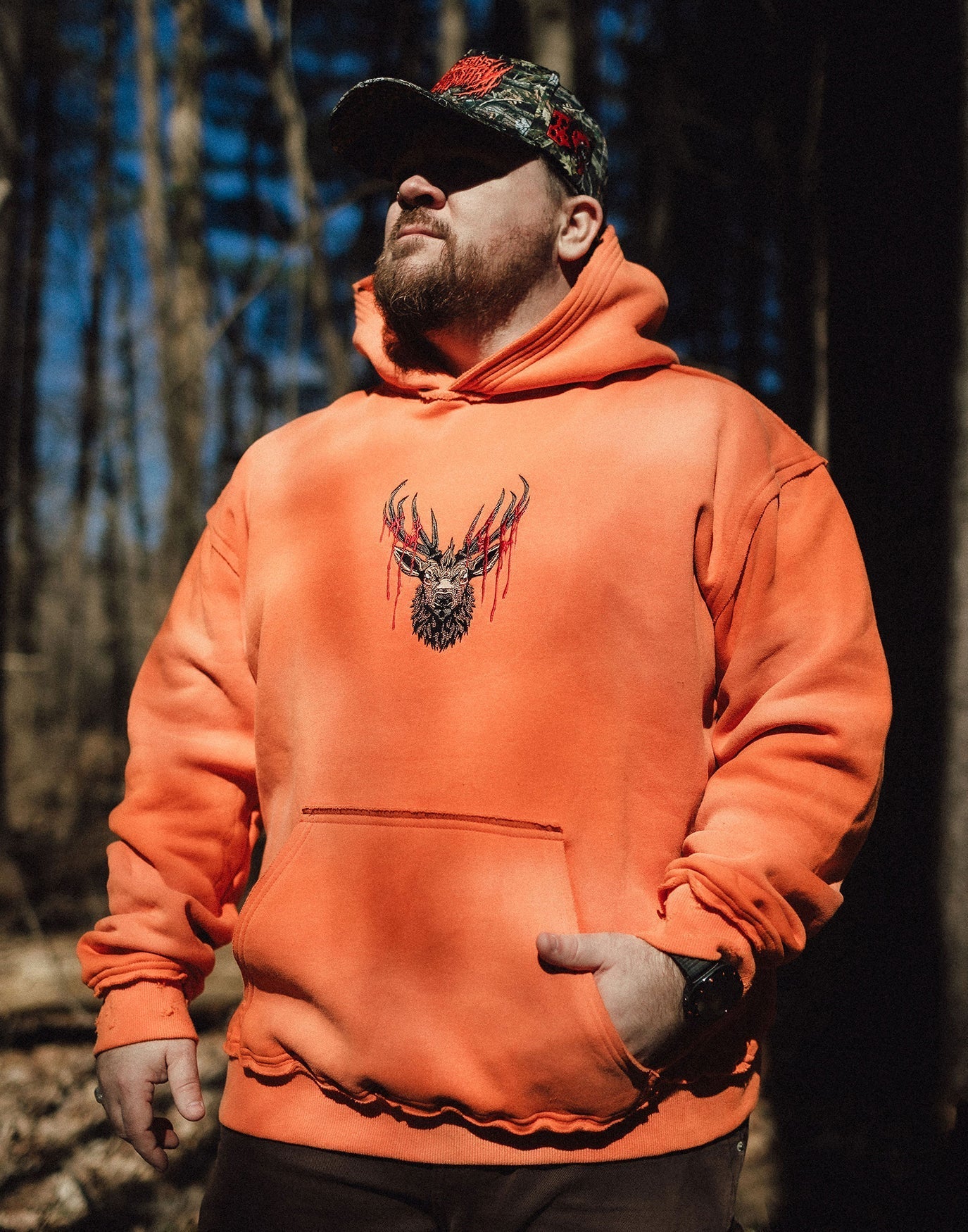 Trophy Pullover Hoodie Orange - STAND OUT FLEXSARAH