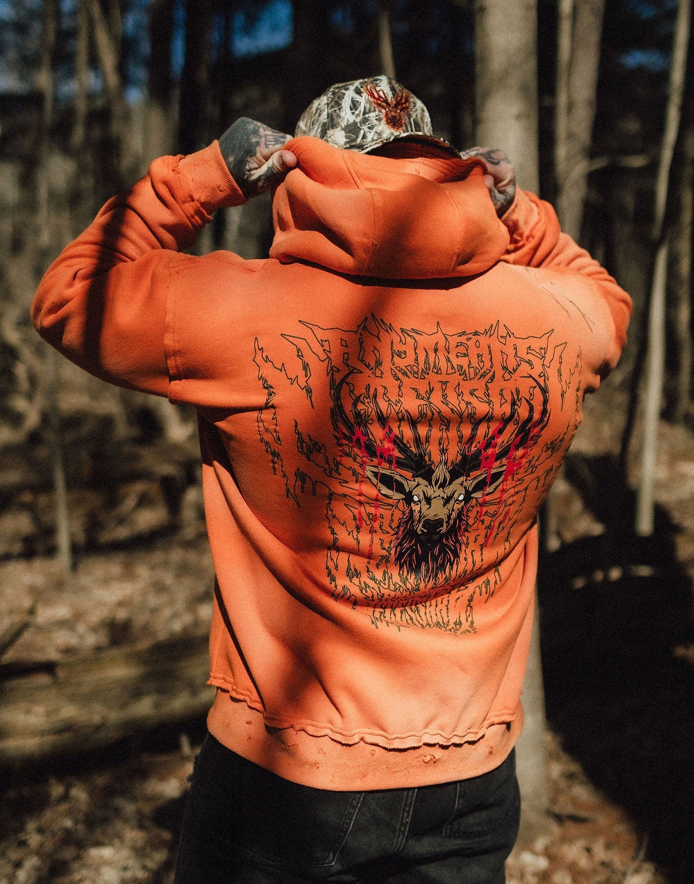 Trophy Pullover Hoodie Orange - STAND OUT FLEXSARAH