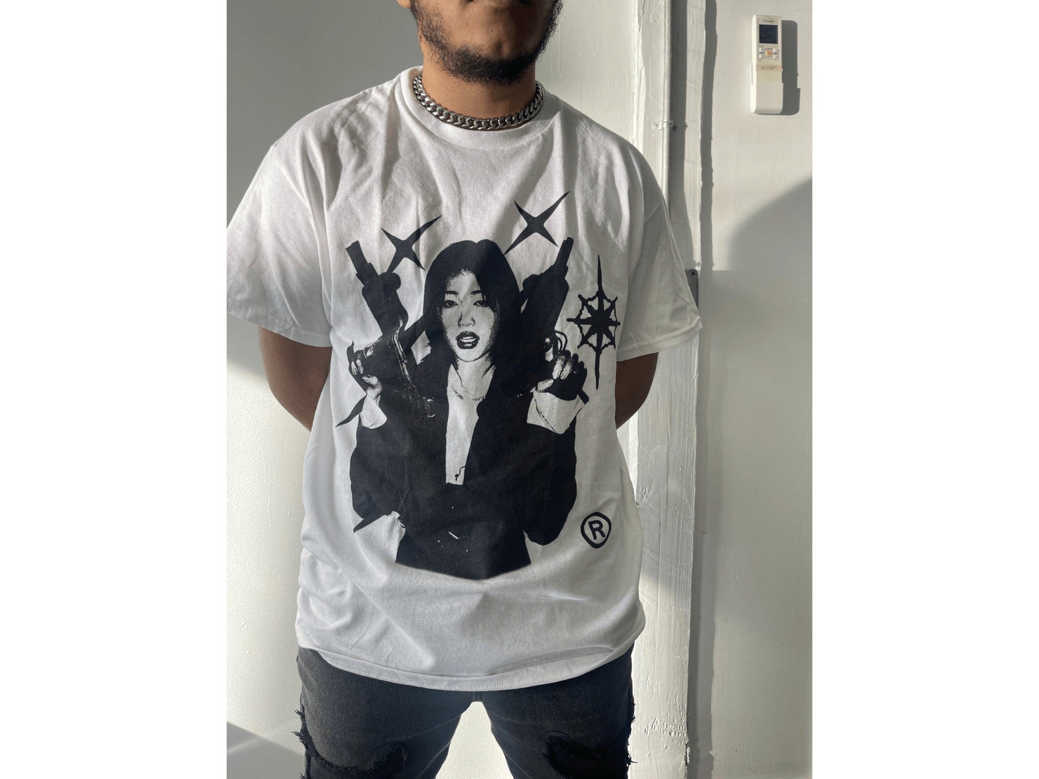 Twin Uzi Streetwear Tee 100 Percent Cotton True To Size Casual Graphic Shirt For Everyday Wear - STAND OUT FLEXSARAH