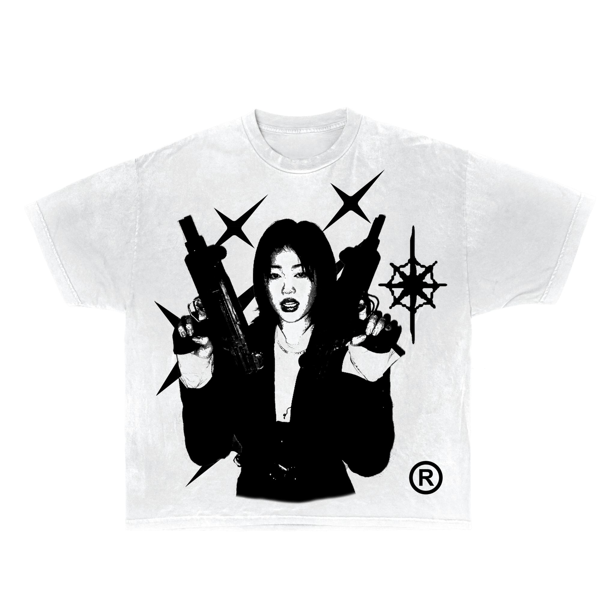 Twin Uzi Streetwear Tee 100 Percent Cotton True To Size Casual Graphic Shirt For Everyday Wear - STAND OUT FLEXSARAH
