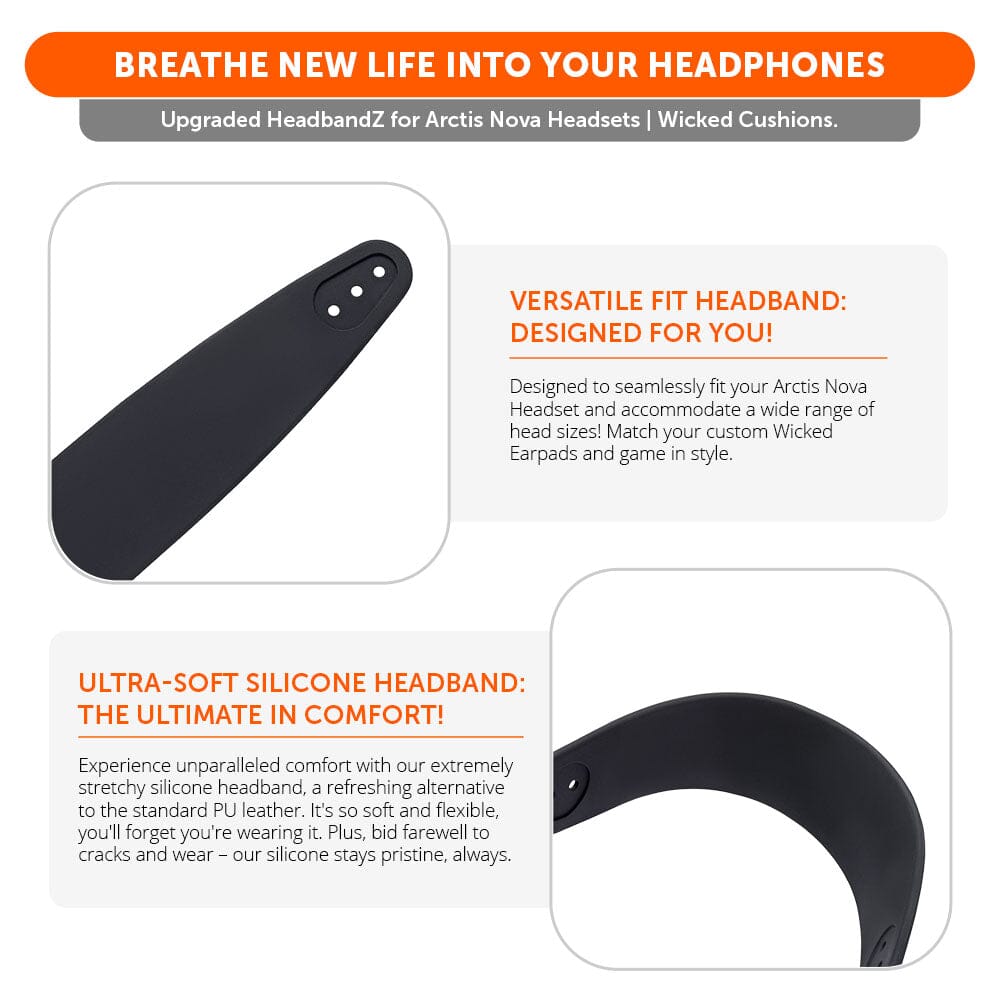 Upgraded Headband Replacement for Arctis Nova Headphones - STAND OUT FLEXSARAH