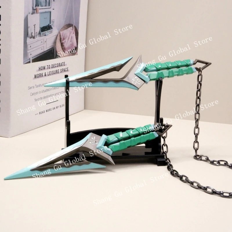 Valorant Kuronami No Yaiba Pairing Model All Metal Knife Toys Swords Game Peripherals Bali Song Karambit Outdoor Ornaments Gifts - STAND OUT FLEXSARAH