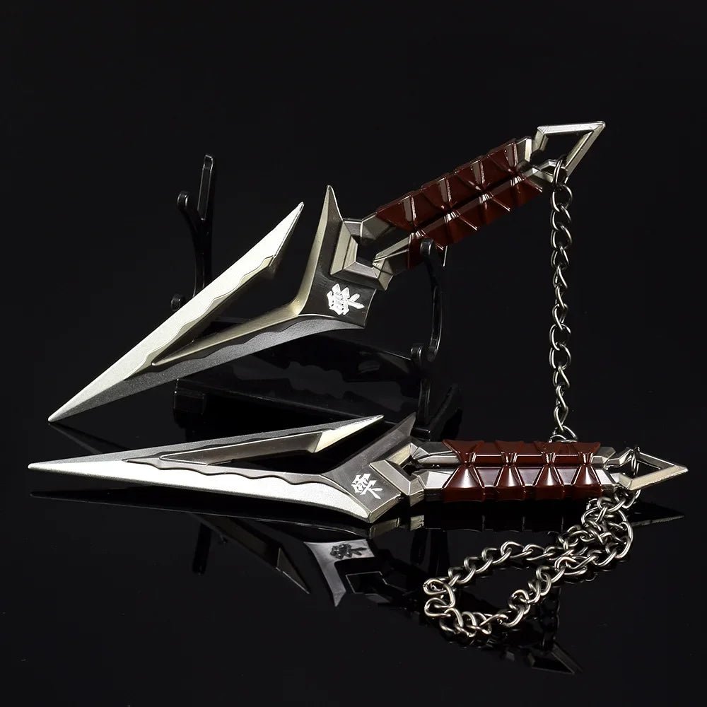 Valorant Kuronami No Yaiba Pairing Model All Metal Knife Toys Swords Game Peripherals Bali Song Karambit Outdoor Ornaments Gifts - STAND OUT FLEXSARAH
