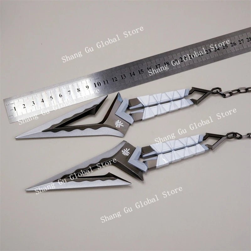 Valorant Kuronami No Yaiba Pairing Model All Metal Knife Toys Swords Game Peripherals Bali Song Karambit Outdoor Ornaments Gifts - STAND OUT FLEXSARAH