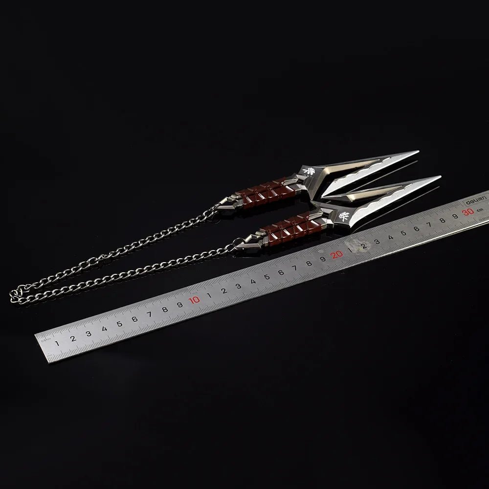 Valorant Kuronami No Yaiba Pairing Model All Metal Knife Toys Swords Game Peripherals Bali Song Karambit Outdoor Ornaments Gifts - STAND OUT FLEXSARAH