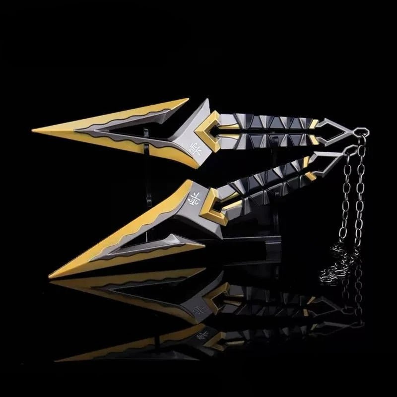 Valorant Kuronami No Yaiba Pairing Model All Metal Knife Toys Swords Game Peripherals Bali Song Karambit Outdoor Ornaments Gifts - STAND OUT FLEXSARAH