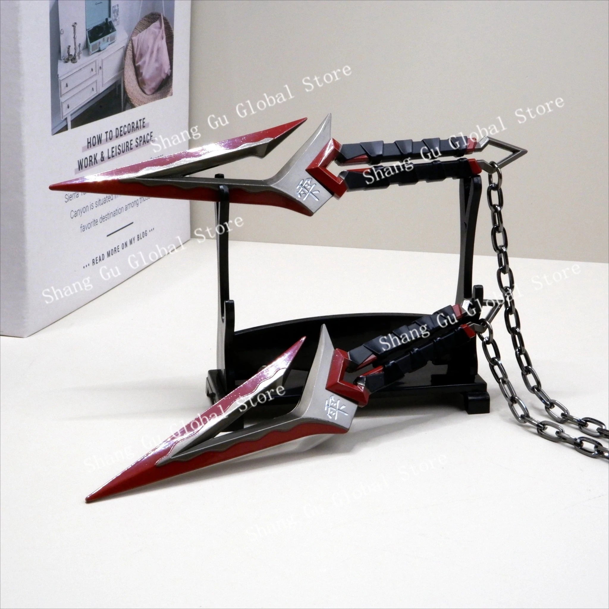 Valorant Kuronami No Yaiba Pairing Model All Metal Knife Toys Swords Game Peripherals Bali Song Karambit Outdoor Ornaments Gifts - STAND OUT FLEXSARAH