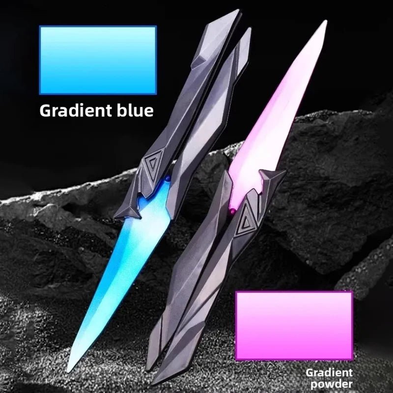 Valorant Singularity Butterfly Knife Foldable Replica Toy for Boys Plastic Model Collectible Melee Gear for Cosplay Gaming - STAND OUT FLEXSARAH