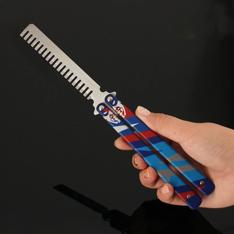 Valorant Yoru's Stylish Butterfly Knife Cosplay CSGO Hero Weapons Smite Knife Champions 2021 Karambit Sovereign Sword Model - STAND OUT FLEXSARAH