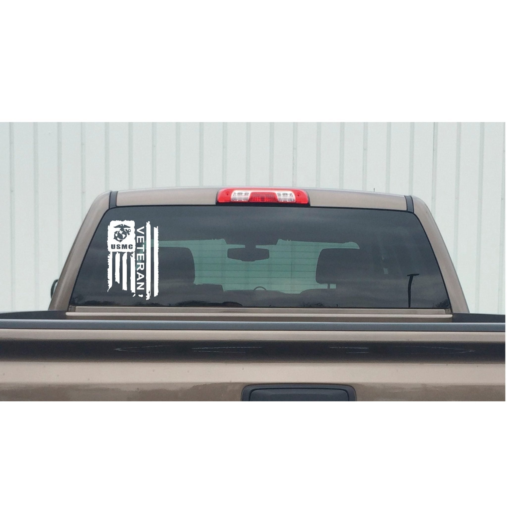 Veteran Flag Sticker – USMC Patriotic Decal for Car, Truck, or Laptop - 7408 - STAND OUT FLEXSARAH