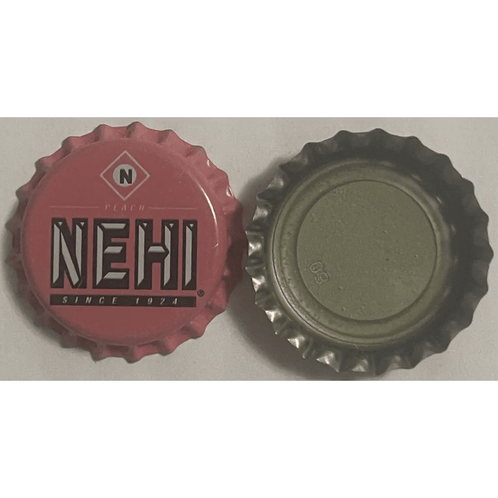 Vintage 1980s Nehi Peach Bottle Cap Transports You to Jefferson NC - STAND OUT FLEXSARAH