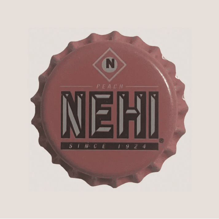 Vintage 1980s Nehi Peach Bottle Cap Transports You to Jefferson NC - STAND OUT FLEXSARAH