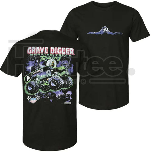 "Vintage 1999 Grave Digger" – Retro Monster Truck Fan Graphic Top - STAND OUT FLEXSARAH