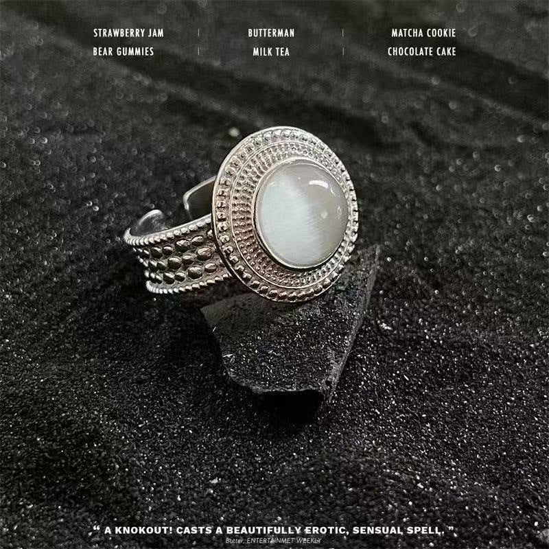 Vintage Maltese Cross Biker Ring, Two-Tone Gothic Adjustable Statement Band, Punk Rock Heavy Ring For Men - STAND OUT FLEXSARAH