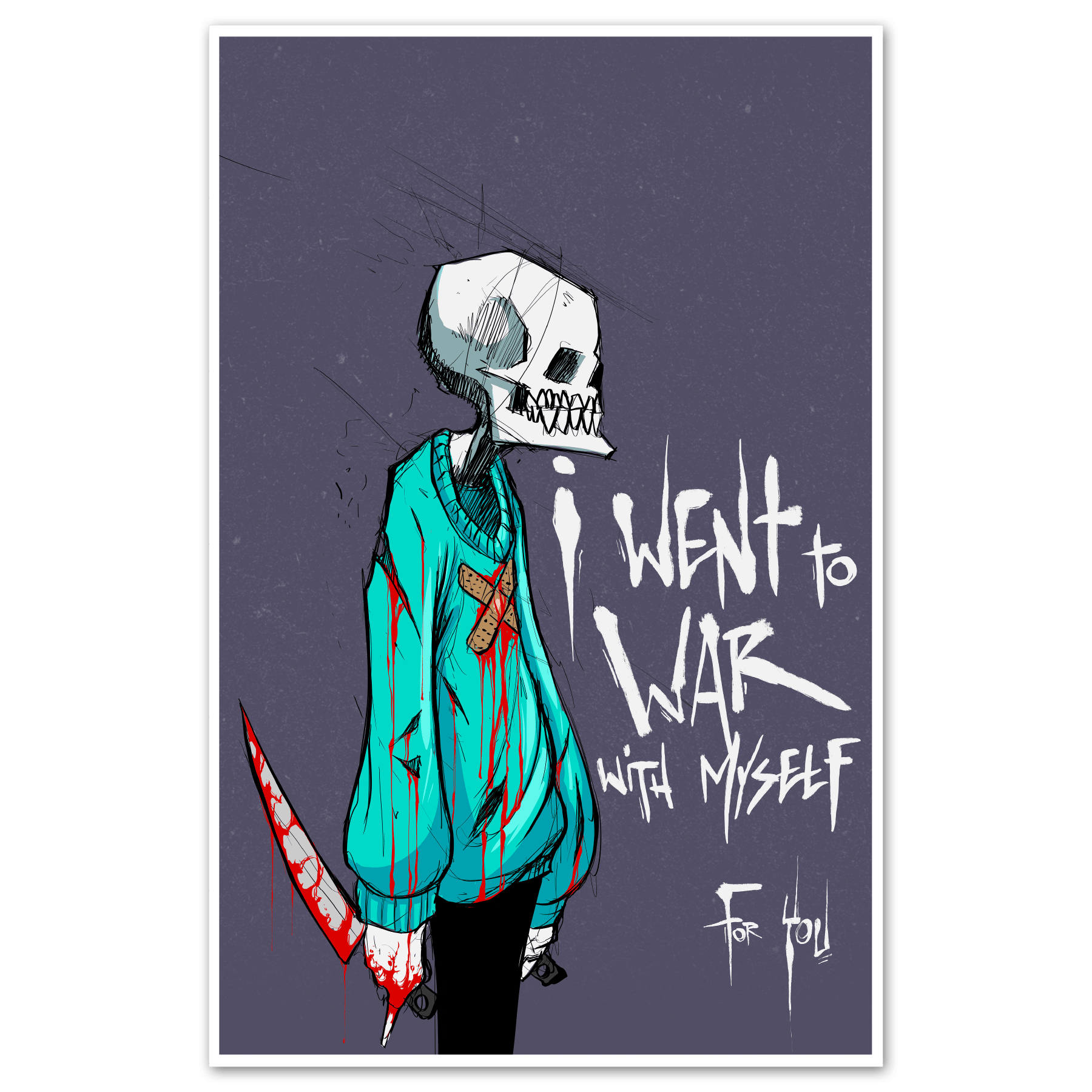 War with Myself Print - STAND OUT FLEXSARAH