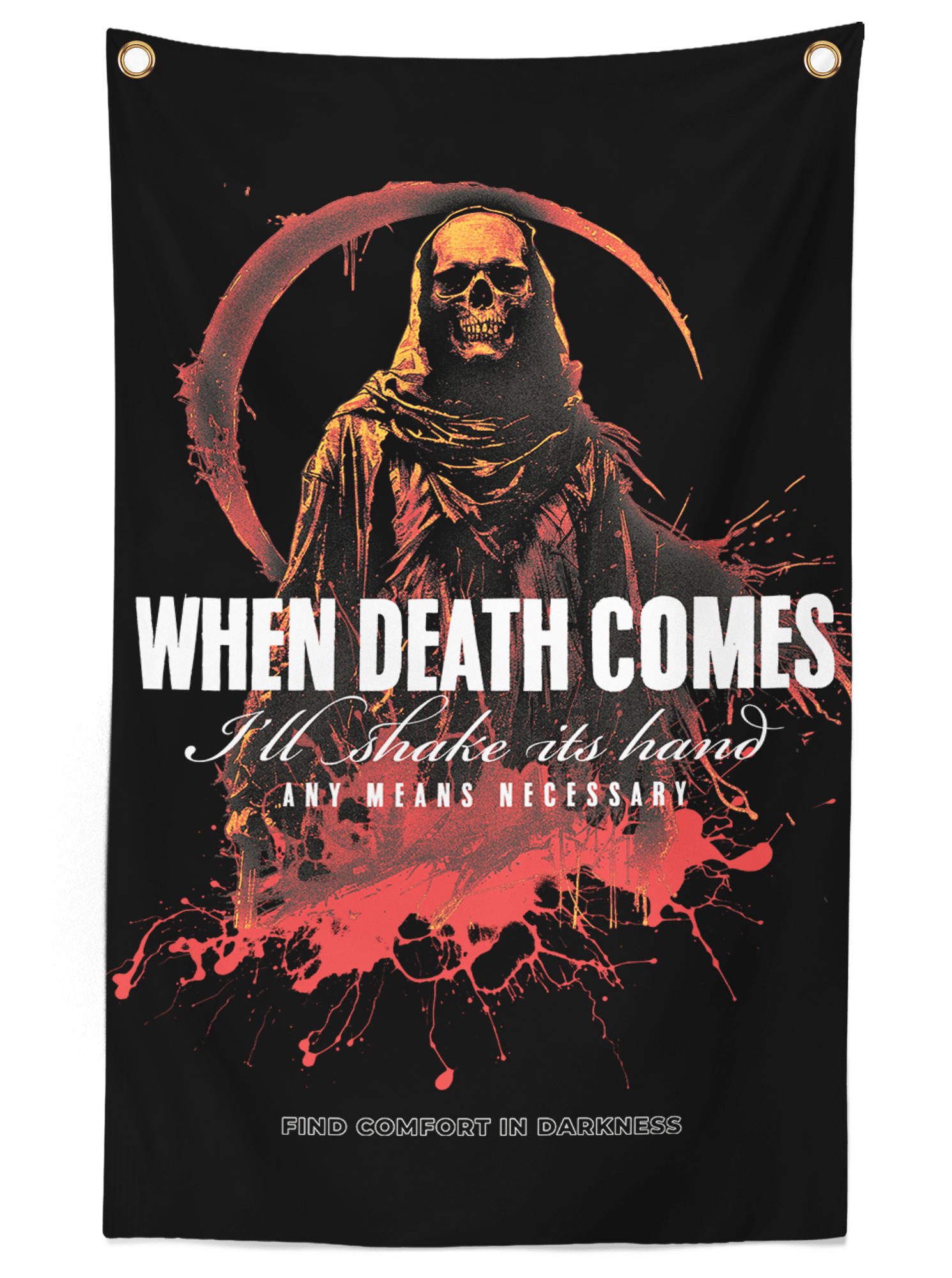 When Death Comes Banner - STAND OUT FLEXSARAH