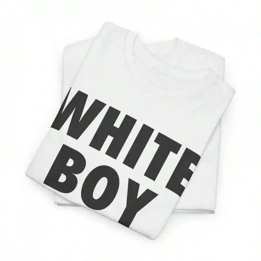 WHITE BOY OF THE YEAR T Shirts Cotton Print Short Sleeve T-shirt Retro Casual Streetwear Vintage Tee Fashion Loose Top Unisex - STAND OUT FLEXSARAH