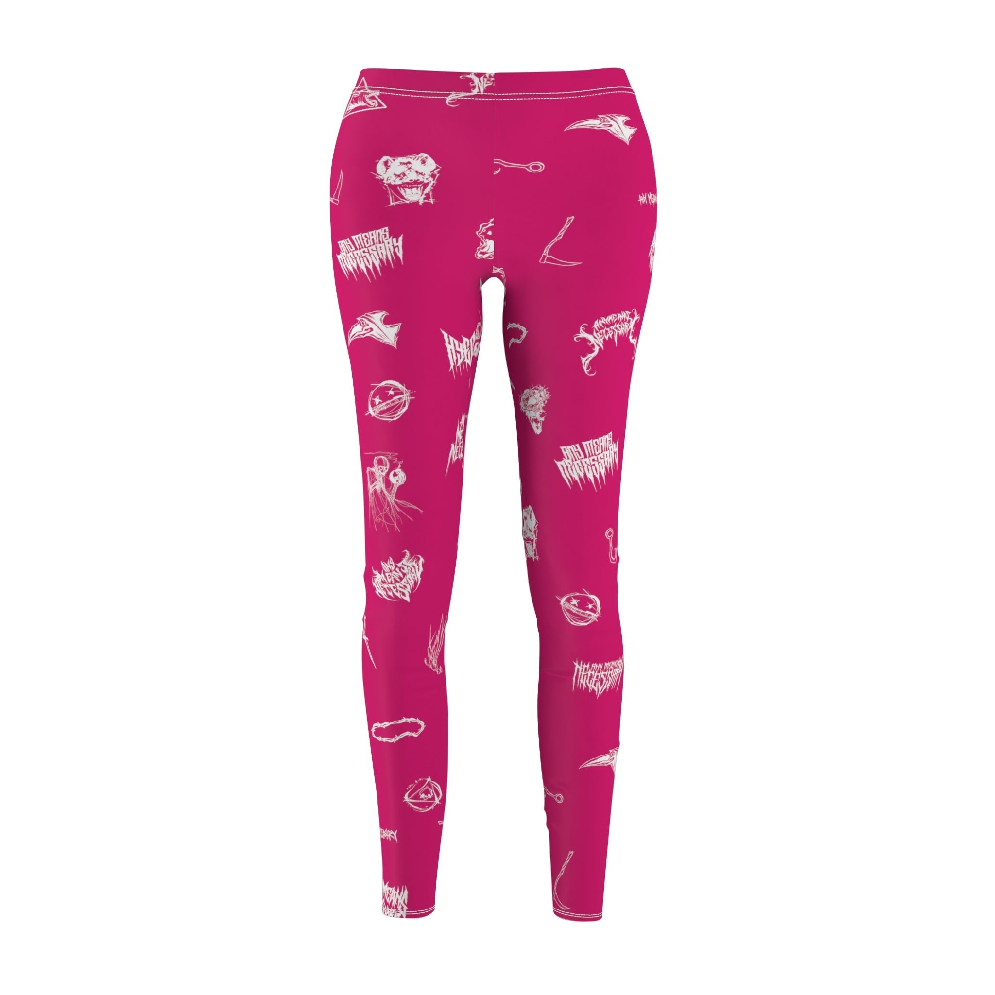 Wingbats Leggings Fuchsia - STAND OUT FLEXSARAH
