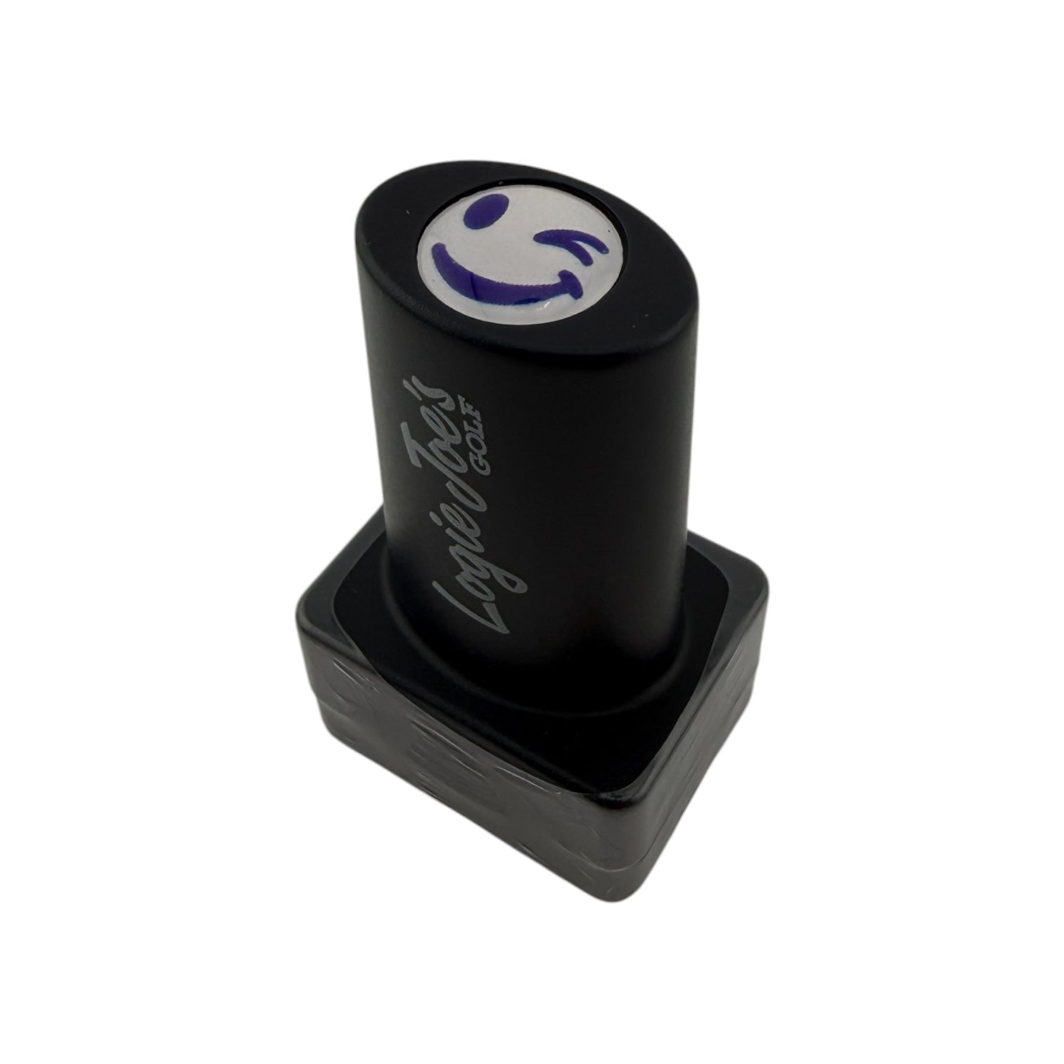 Winky Face Golf Ball Stamp | Quick-Dry Ink Stamper | Easy Ball Identification | Fun Golf Gift - STAND OUT FLEXSARAH