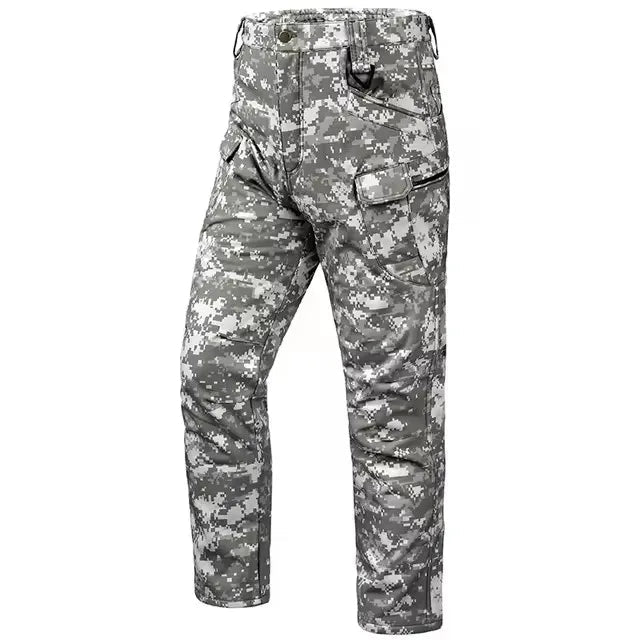 Winter Tactical Pants Men Shark Skin Soft Shell Cargo Trousers Outdoor Multi-pocket Windproof Waterproof Combat Pant S-4XL - STAND OUT FLEXSARAH