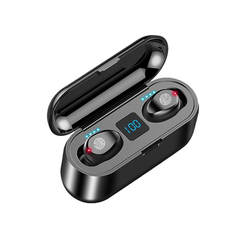 Wireless Headphones Bluetooth 5.0 Earphone TWS HIFI Mini In-ear Sports Running Headset Support iOS/Android Phones HD Call - STAND OUT FLEXSARAH