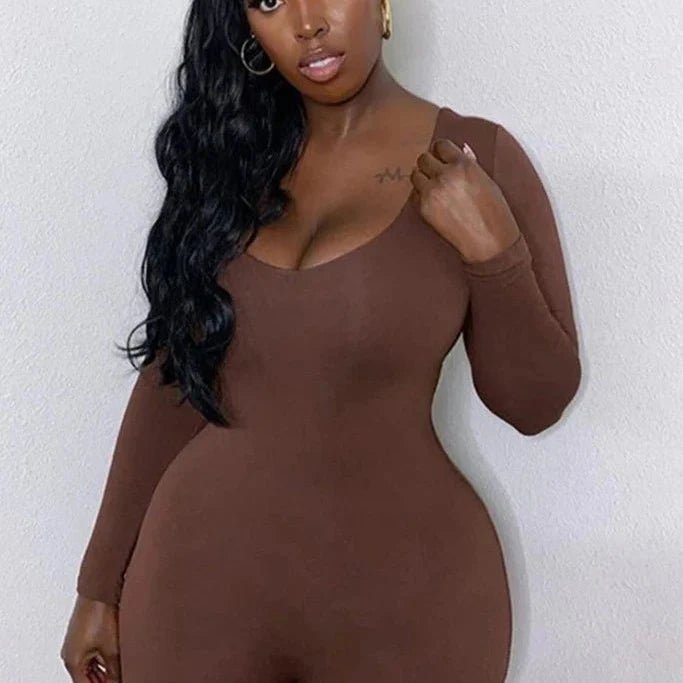 Woman's Full Body Activewear Jumpsuit - STAND OUT FLEXSARAH