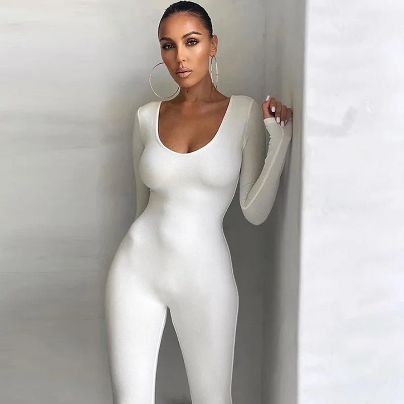 Woman's Full Body Activewear Jumpsuit - STAND OUT FLEXSARAH