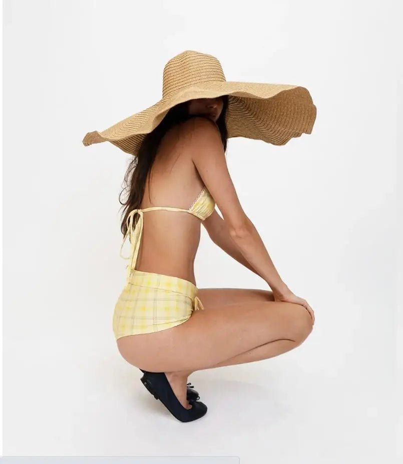 Women 2Pcs Swimsuits Summer Pattern Bikini Set Female Swimwear Fashion Beachwear Ladies Bathing Suit Brazilian Triangle Biquini - STAND OUT FLEXSARAH
