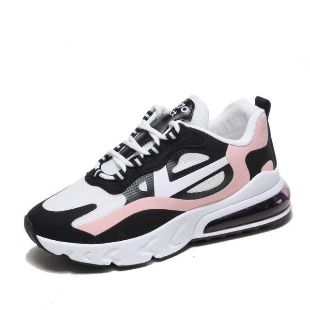 Women Casual Shoes Colorful Sneakers Flat Thick Sole Lightweight Air Cushion Gym Fashion Shoes Breathable Sport Air Fitness Walking Running Athletic Sneakers - STAND OUT FLEXSARAH