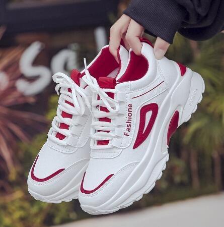 Women Casual Shoes Colorful Sneakers Flat Thick Sole Lightweight Air Cushion Gym Fashion Shoes Breathable Sport Air Fitness Walking Running Athletic Sneakers - STAND OUT FLEXSARAH