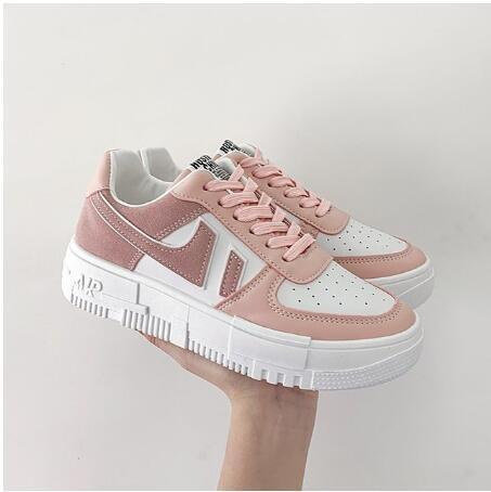 Women Casual Shoes Colorful Sneakers Flat Thick Sole Lightweight Air Cushion Gym Fashion Shoes Breathable Sport Air Fitness Walking Running Athletic Sneakers - STAND OUT FLEXSARAH