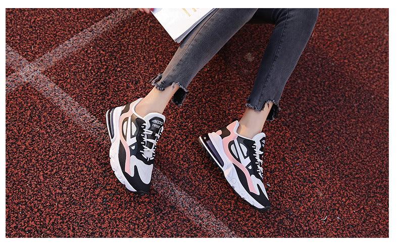 Women Casual Shoes Colorful Sneakers Flat Thick Sole Lightweight Air Cushion Gym Fashion Shoes Breathable Sport Air Fitness Walking Running Athletic Sneakers - STAND OUT FLEXSARAH