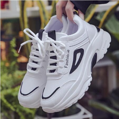 Women Casual Shoes Colorful Sneakers Flat Thick Sole Lightweight Air Cushion Gym Fashion Shoes Breathable Sport Air Fitness Walking Running Athletic Sneakers - STAND OUT FLEXSARAH