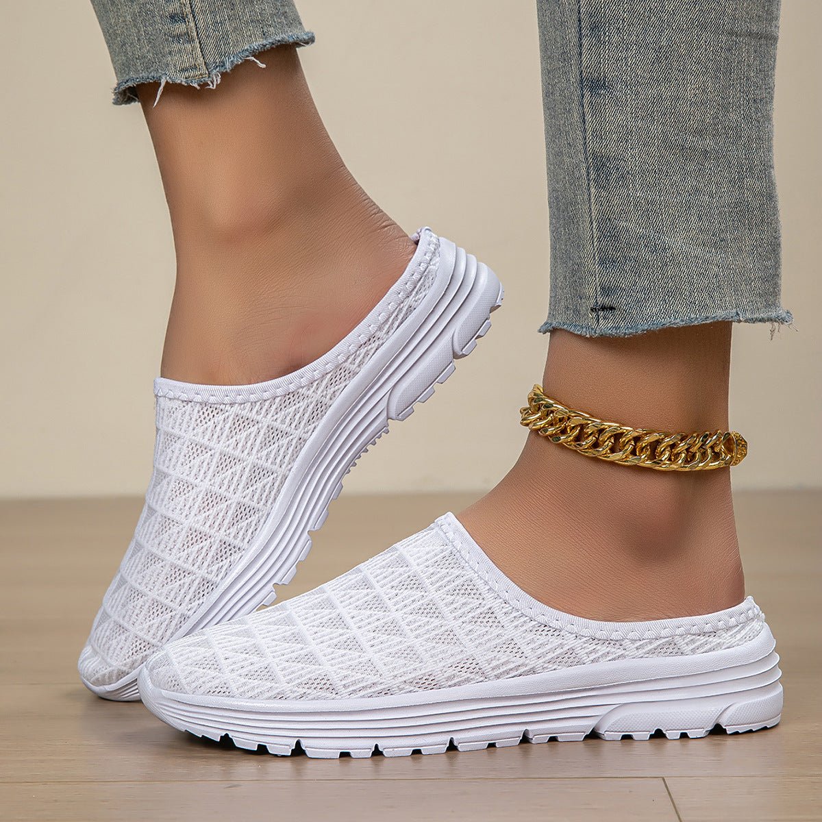 Women's Breathable Mesh Sports Sandals | Lightweight Non-Slip Beach Shoes - STAND OUT FLEXSARAH